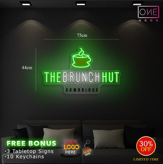 The brunch hut | LED Neon Sign