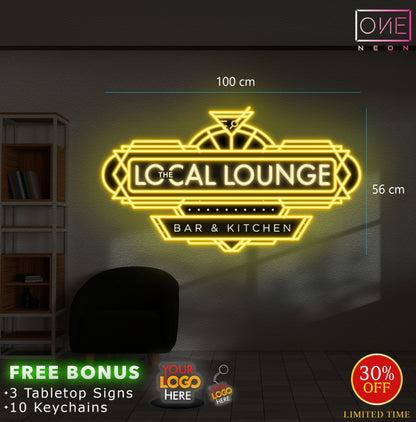 LOCAL LOUNGE| LED Neon Sign