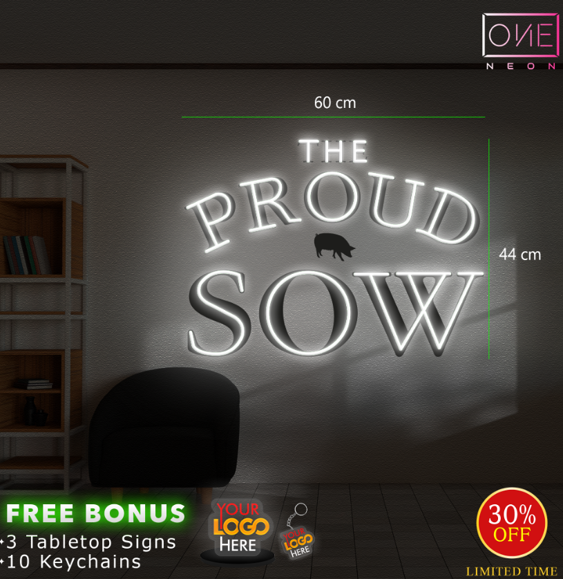 THE PROUD SOW | LED Neon Sign (2 signs)