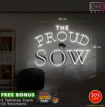 THE PROUD SOW | LED Neon Sign (2 signs)