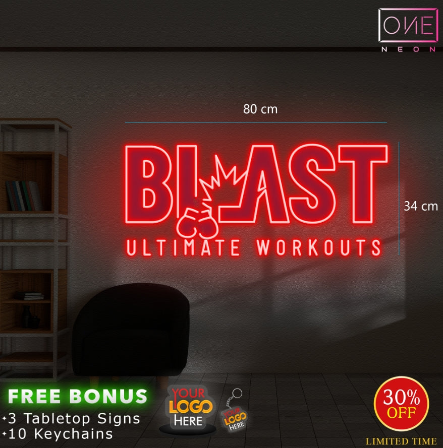 BLAST | LED Neon Sign (outdoor sign)