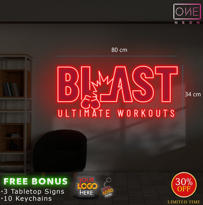 BLAST | LED Neon Sign (outdoor sign)