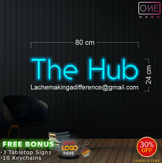 The Hub | LED Neon Sign