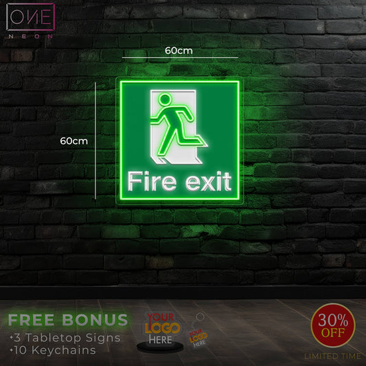 Fire Exit | LED Neon Sign