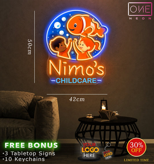Nimo's CHILDCARE| LED Neon Sign