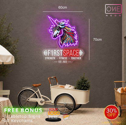 F1RST SPACE | LED Neon Sign (2 Signs)