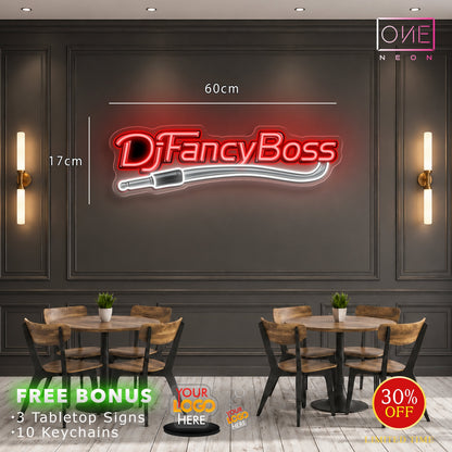 DJ FANCY BOSS | LED Neon Sign