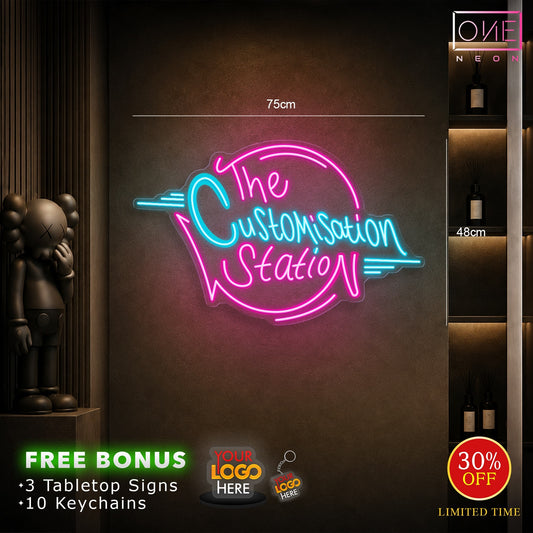 The customisation station| Led Neon Sign