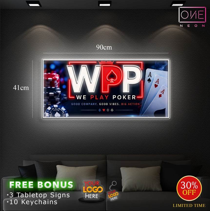We play poker | Led Neon Sign