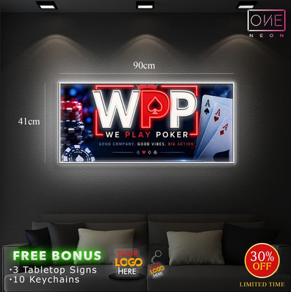 We play poker | Led Neon Sign