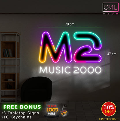 M2 music 2000 | Led Neon Sign