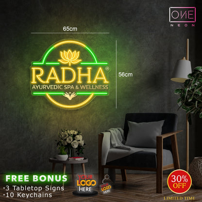 RADIHA Ayurvedic spa & wellness | Led Neon Sign