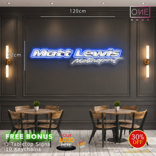 Matt Lewis motorsport | Led Neon Sign