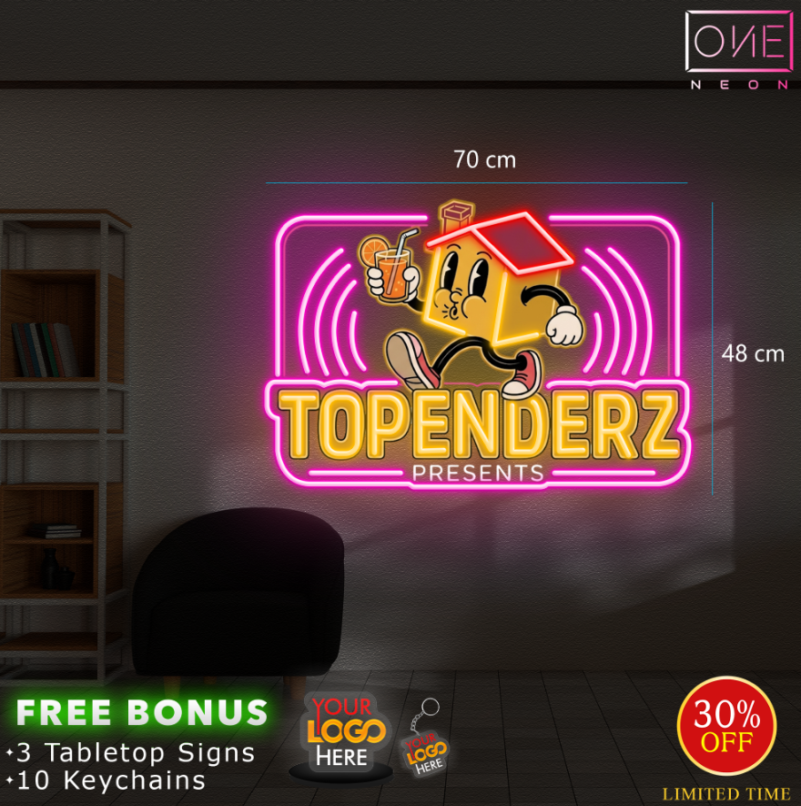 Topenderz logo | Led Neon Sign