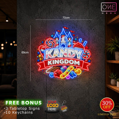 Kandy kingdom| Led Neon Sign