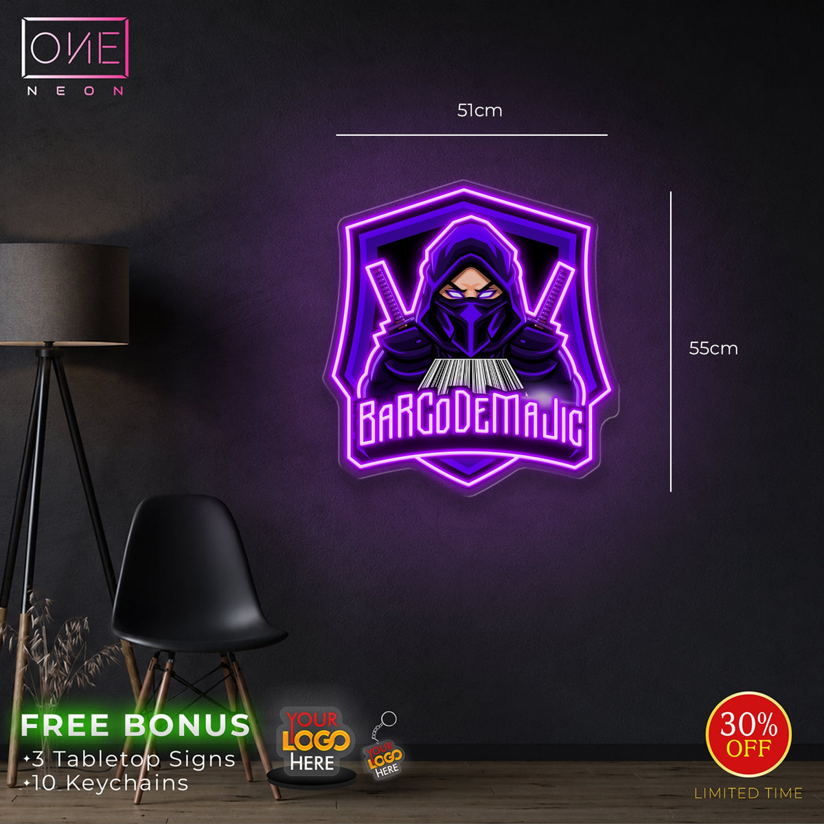 Barcodemajic | Led Neon Sign