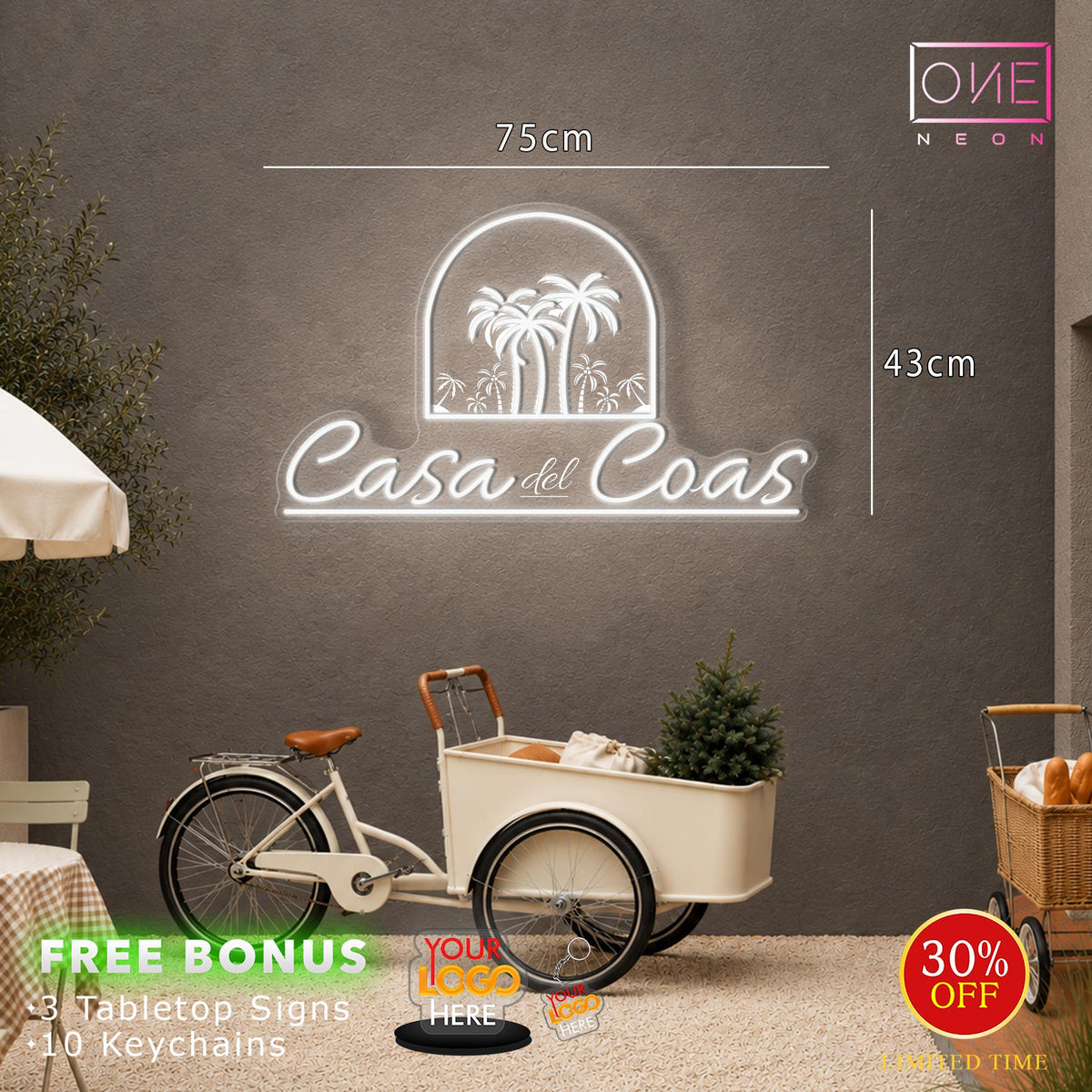 CASA DEL COAS | RGB Indoor LED Neon Sign