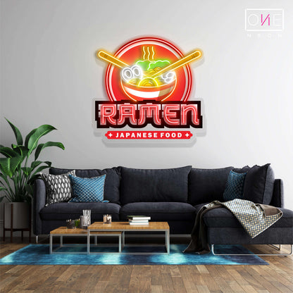 Ramen Japanese Food Artwork Led Neon Sign