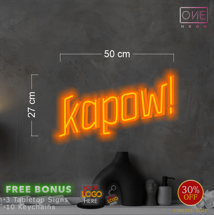 kapow coffee| LED Neon Sign (2 signs)