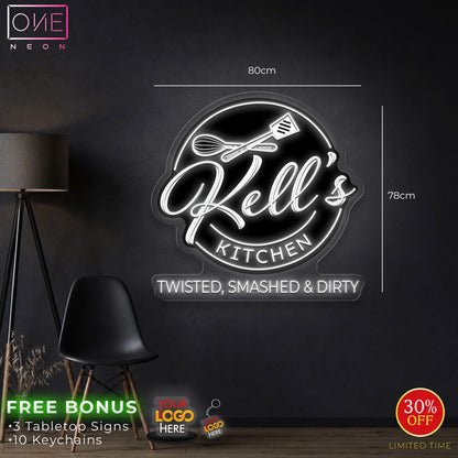 KELL'S KITCHEN | Led Neon Sign ( 2 SIGNS )