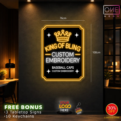 KING OF BLING | LED Neon Sign