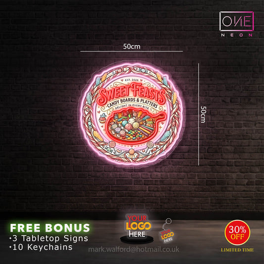 SWEET FEASTS | LED Neon Sign
