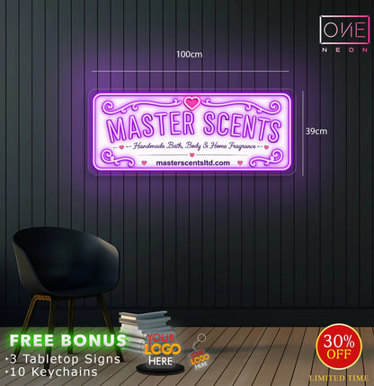 MASTER SCENTS | LED Neon Sign
