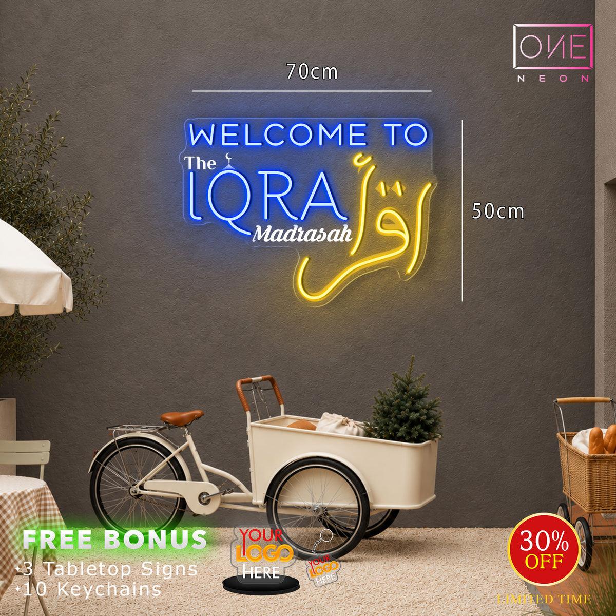 Welcome to The LQRA MADRASAH | LED Neon Sign