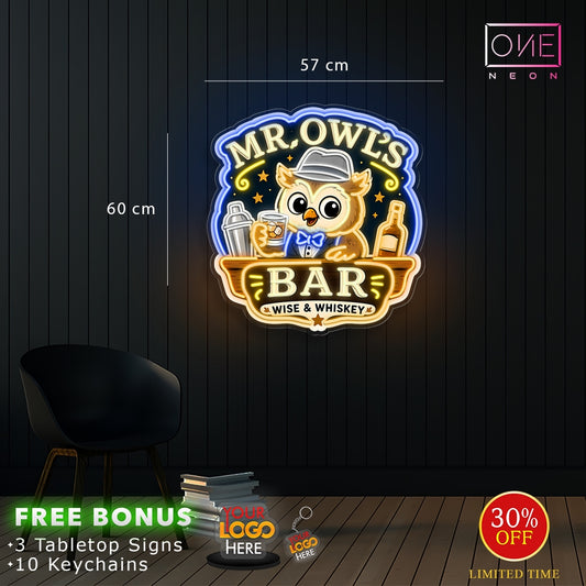 MR OWL'S  | LED Neon Sign