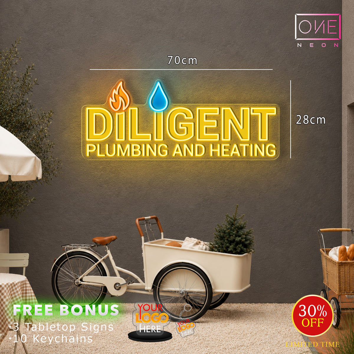 DILIGENT | LED Neon Sign