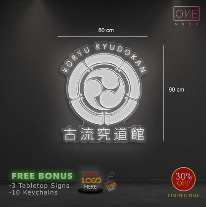 KORYU KYUDOKAN | LED Neon Sign (2 Signs)