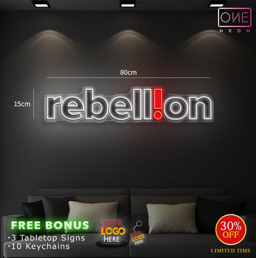 IRIS BEAUTY + REBELLION | LED Neon Sign (2 signs)