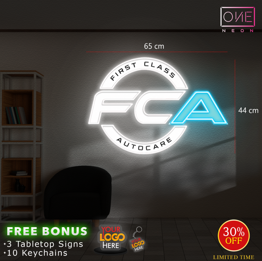 FCA | LED neon sign (2 signs)