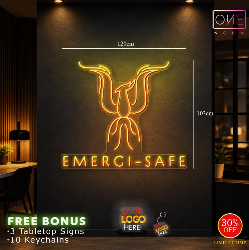 EMERGI - SAFE | LED Neon Sign