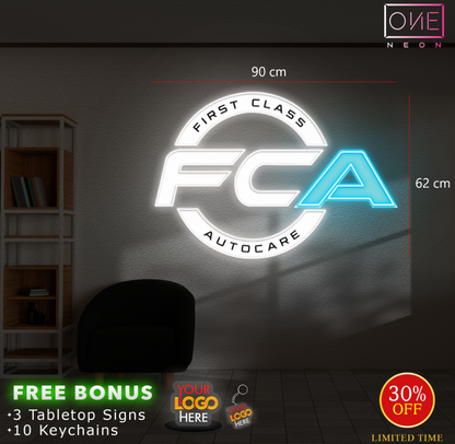 FCA | LED neon sign (2 signs)