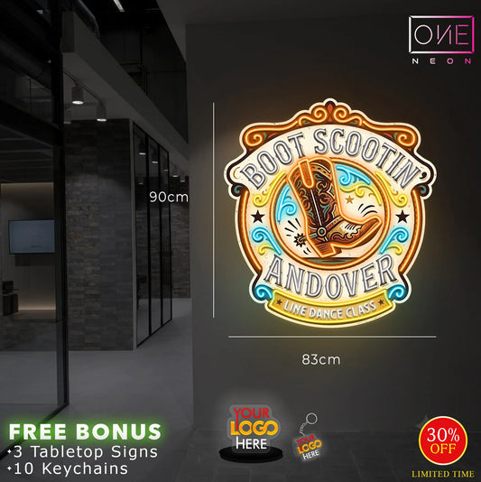 Boot Scootin| LED Neon Sign