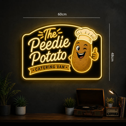The peedie potato | LED Neon Sign