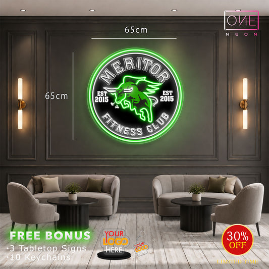 MERITOR FITNESS CLUB | LED Neon Sign