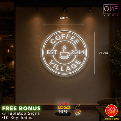 COFFEE VILLAGE | LED Neon Sign (2 Signs)