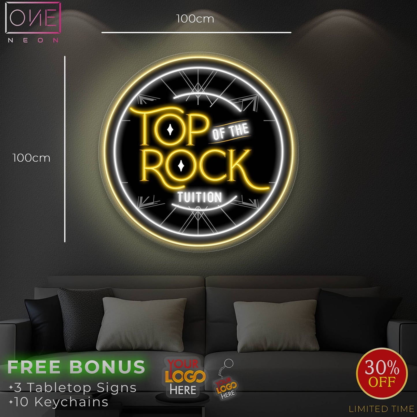 Top of the rock tuition| Led Neon Sign