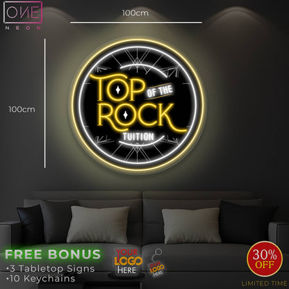 Top of the rock tuition| Led Neon Sign