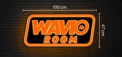 WAVIO | LED Neon Sign ( 2 SIGNS OUTDOOR + 1 SIGN INDOOR + 50 KEYCHAINS + 9 TABLETOPS)