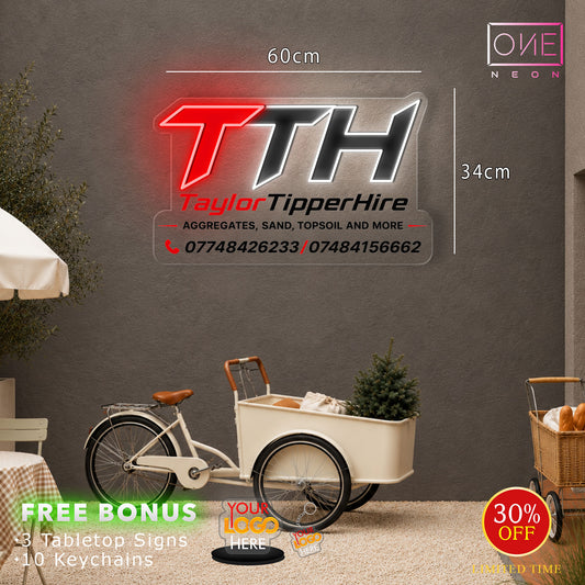 TTH | LED neon sign (2 signs)