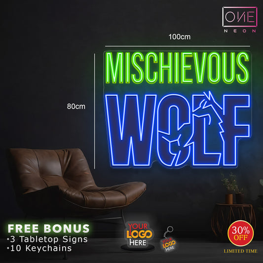 MICHIEVOUS WOLF | LED Neon Sign