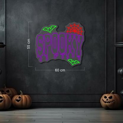 Spooky Halloween LED Neon Sign